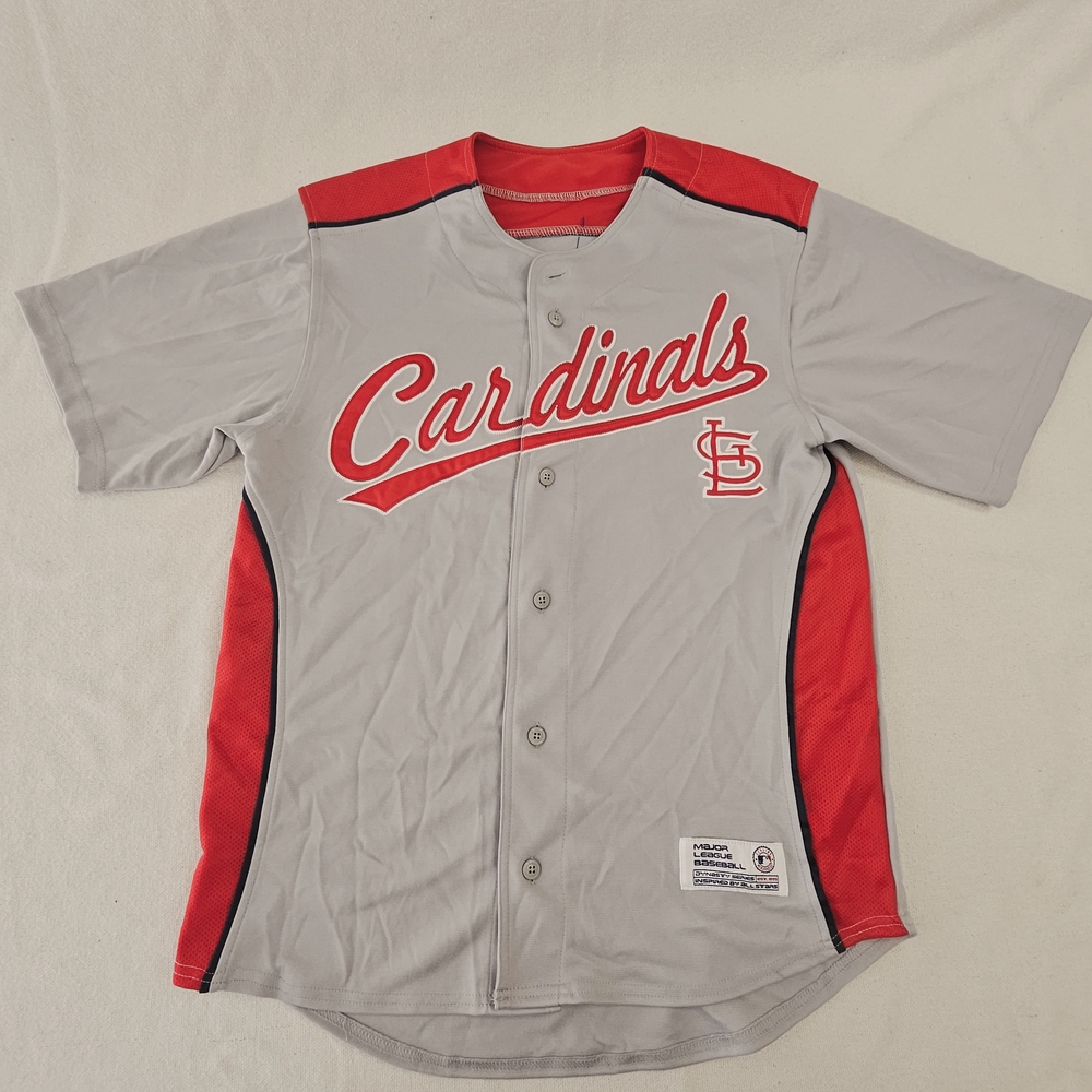 VTG 90’s St Louis Cardinals MLB Polyester Dynasty Jersey Shirt Sz Medium. Condit